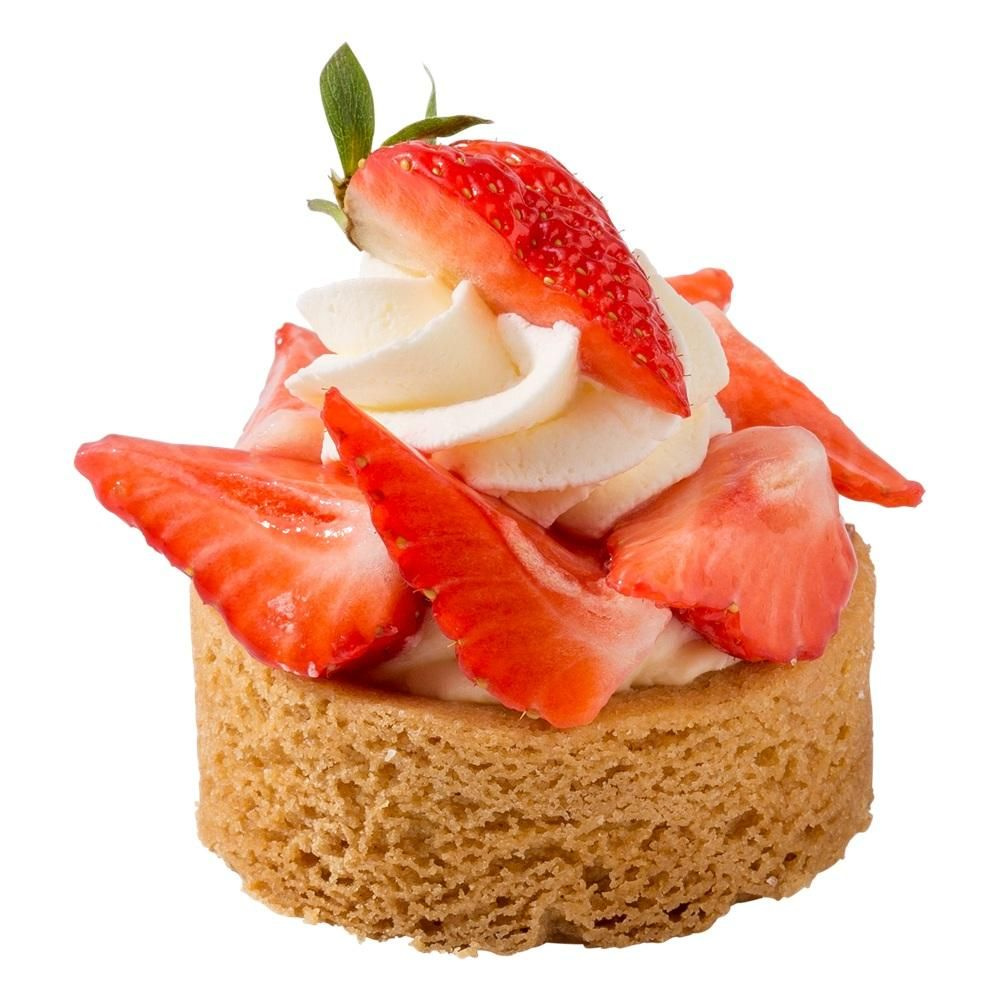 Aardbeien tartelette - Aardbei gebak - 00706