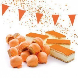 Oranje mini soes - Oranje - 00769